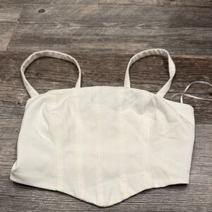 White Corset Top
